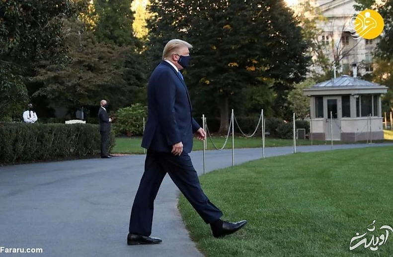 گزارش تصویری دعا برای بهبودی حال دونالد ترامپ